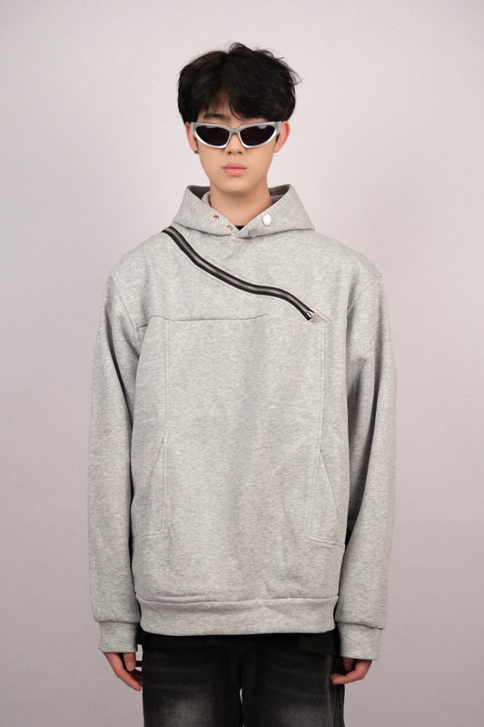 Zip hoodie grey